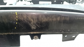 Front bumper, bare, Mazda 3 19-24 4d, black, scratches