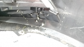 Front bumper, bare, Mazda 3 19-24 4d, black, scratches