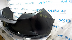 Naked rear bumper Mazda 3 19-24 4d, graphite 46G, dented, scratches