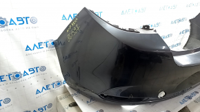 Naked rear bumper Mazda 3 19-24 4d, graphite 46G, dented, scratches