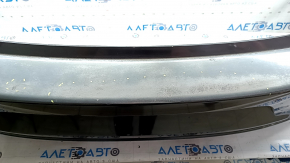 Naked rear bumper Mazda 3 19-24 4d, graphite 46G, dented, scratches