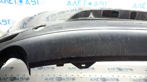 Naked rear bumper Mazda 3 19-24 4d, graphite 46G, dented, scratches