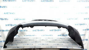 Naked rear bumper Mazda 3 19-24 4d, graphite 46G, dented, scratches
