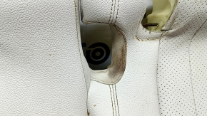 Mercedes W213 E 17-23 rear seat cushion, beige leather, dry-cleanable