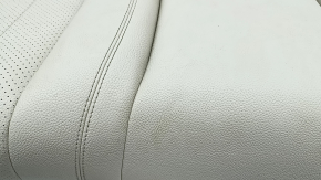 Mercedes W213 E 17-23 rear seat cushion, beige leather, dry-cleanable