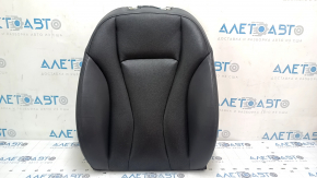 Audi Q7 16-19 driver's seat backrest upholstery, black leather, heated