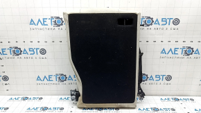 Left rear seat back for Mercedes W213 E 17-23, beige leather, with belt, dented, dry-cleanable