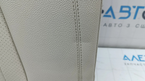 Right rear seat backrest for Mercedes W213 E 17-23, beige leather, ready to clean