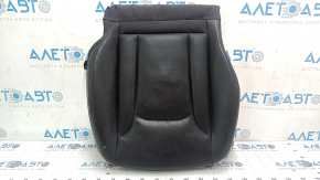 Audi Q7 16-19 driver's seat cushion upholstery, black leather, heated