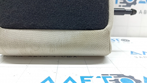 Rear seat armrest, 2nd row, complete, Mercedes W213 E 17-23, beige leather, dry-cleanable