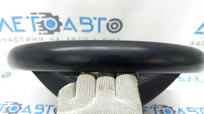 Mercedes W213 E 300/400/43 17-18 bare steering wheel with paddle shifters, non-heated, black leather, scratches, dented, needs cleaning