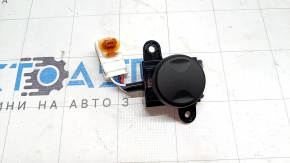 Left rear seat backrest for Mazda 3 19-21 4d, black leather, without headrests