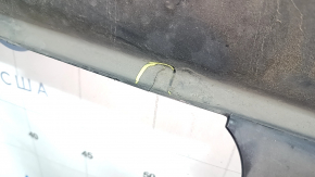 The left door sill guard for an Audi Q7 16-25 is worn and cracked.