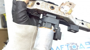Rear seat row 2 Mazda 3 19-22 4d black leather, torn back