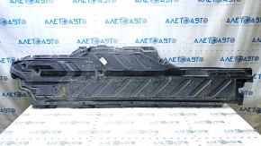 Left underbody protection for Mercedes W213 E 17-23, cracks and breaks