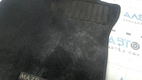 Set of Mazda 3 19-23 floor mats, black, for cleaning