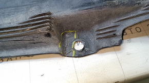 Right underbody protection for Mercedes W213 E 17-23, cracks and breaks
