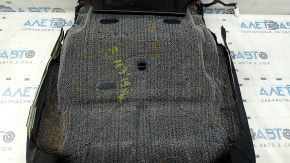 Mazda 3 19-22 passenger seat cushion upholstery, black leather, with brown stitching, heated, ready to clean