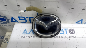 Mazda 3 19-4d trunk lid release button with emblem