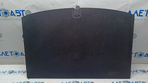 Tesla Model 3 trunk floor 18 - black, fabric worn, scratches on plastic, fabric worn