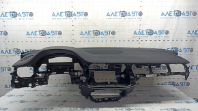 Audi Q7 16-19 dashboard with AIRBAG, no projection, black leather, scratches, cracks
