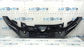Upper radiator grille trim assembly Mazda 3 19-24 4d without camera, Mexico built, sand, chips
