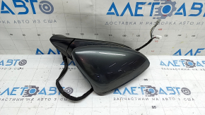 Right side mirror assembly for Mazda 3 19-24 4D, 6+4 pins, turn signal, heated, BSM, Mexico built