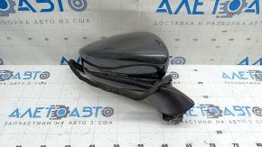 Right side mirror assembly for Mazda 3 19-24 4D, 6+4 pins, turn signal, heated, BSM, Mexico built