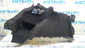Tesla Model 3 18 rear left arch trim - black, insulation peeling off