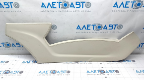 Tesla Model X 16-21 right side console trim, beige, dry-cleanable