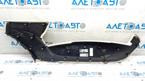 Tesla Model X 16-21 beige left side console trim, torn leather