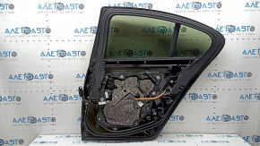 BMW 5 G30 17-23 Keyless Rear Right Door Assembly, Handle with Chrome Molding, Black 668