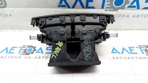 Tesla Model X 16-21 center console vent with trim, black, scratches, broken guides