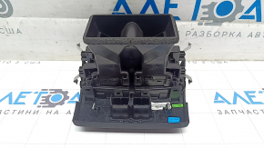 Tesla Model X 16-21 center console vent with trim, black, scratches, broken guides