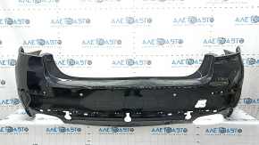 Rear bumper bare BMW 5 G30 21-23 for parking sensors without PMA, Basis, black