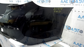 Rear bumper bare BMW 5 G30 21-23 for parking sensors without PMA, Basis, black