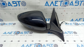 Right side mirror assembly for Honda Accord 18-22, 5 pins, black