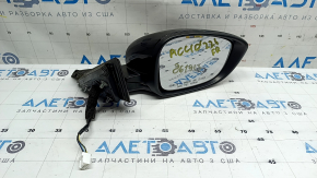 Right side mirror assembly for Honda Accord 18-22, 5 pins, black