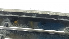 Lower front bumper grille, central, BMW 5 G30 21-23 without radar, Basis, painted black