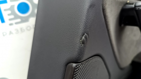Door trim panel rear right Tesla Model 3 18-20 leather black with speaker with window control and door opening button, scuffs