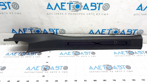 Tesla Model X 16-21 black front right inner door sill plate, scratches, dents, broken fasteners