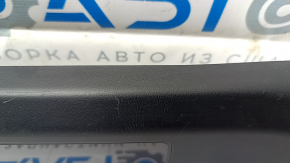 Tesla Model X 16-21 black front right inner door sill plate, scratches, dents, broken fasteners