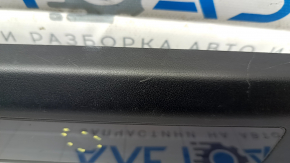 Tesla Model X 16-21 black front right inner door sill plate, scratches, dents, broken fasteners