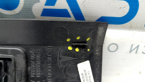 Tesla Model X 16-21 black front right inner door sill plate, scratches, dents, broken fasteners