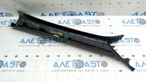 Honda Accord 18-22 black, scratched, front pillar trim, upper left