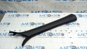 Honda Accord 18-22 black, worn, front pillar trim, upper right