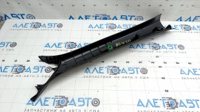 Honda Accord 18-22 black, worn, front pillar trim, upper right