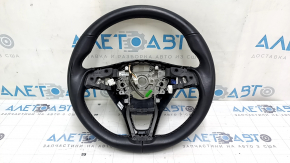 Honda Accord 18-22 black leather steering wheel with rear trim and wiring, scratches