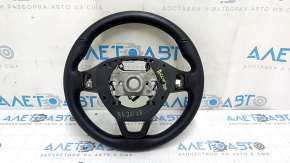 Honda Accord 18-22 black leather steering wheel with rear trim and wiring, scratches