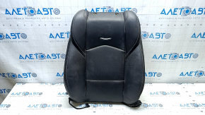 Cadillac CTS 14- heated and ventilated passenger seat back trim, black leather